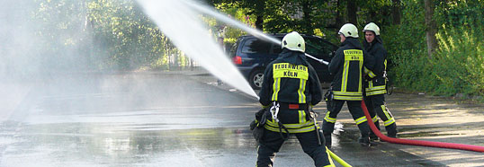 Feuerwehrarbeit ist nicht nur löschen: Das Aufgabenfeld ist breit gestreut.